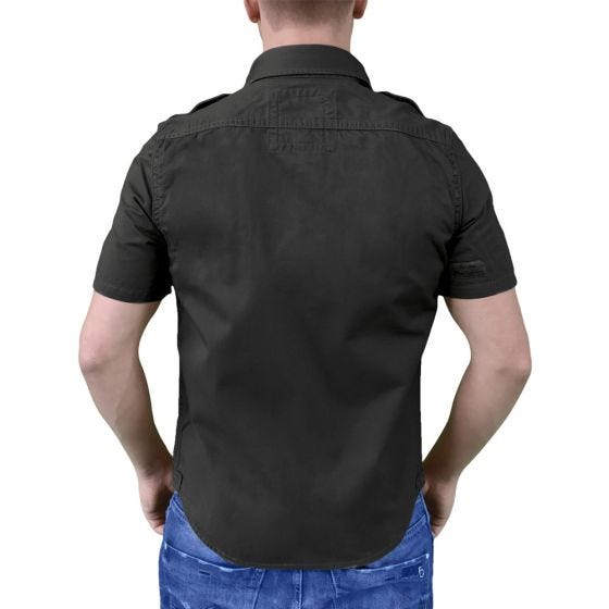 Surplus camicia a maniche corte vintage Raw in nero