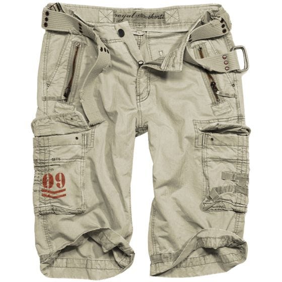 Surplus shorts Royal in Royal bianco