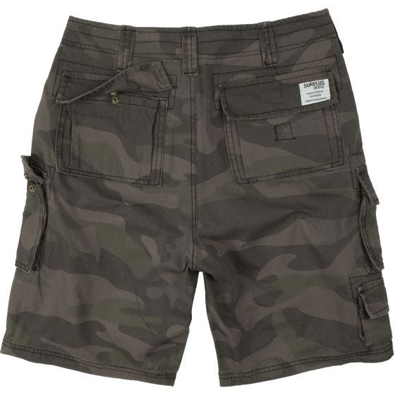 Surplus pantaloni corti Trooper in Black Camo