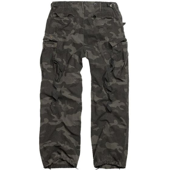 Surplus pantaloni Vintage Fatigues in Black Camo