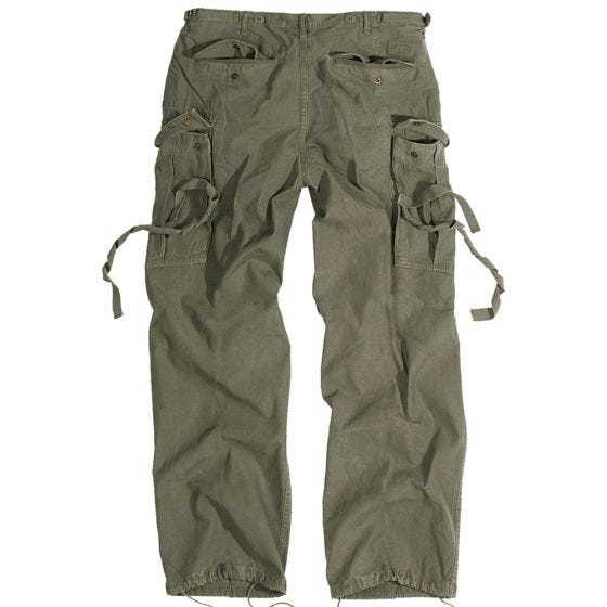 Surplus pantaloni Vintage Fatigues in verde oliva