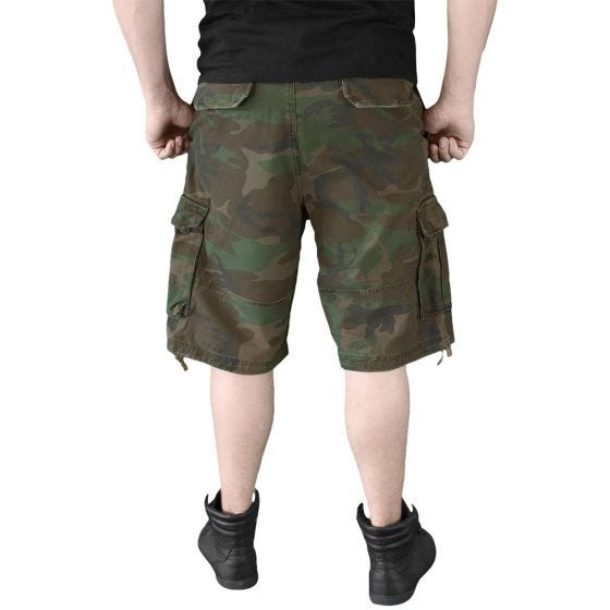 Surplus shorts vintage effetto slavato in Woodland