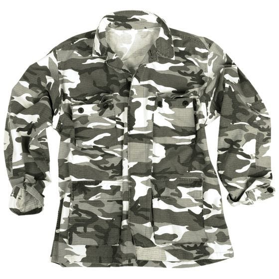 Teesar camicia BDU in ripstop prelavato in Urban