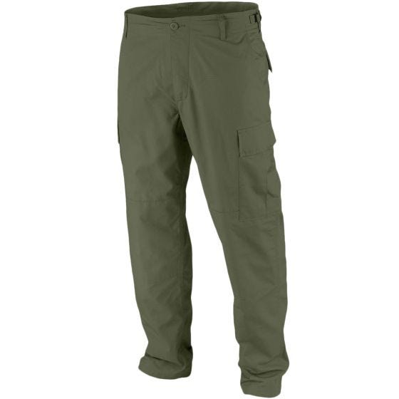 Teesar pantaloni BDU in ripstop in verde oliva