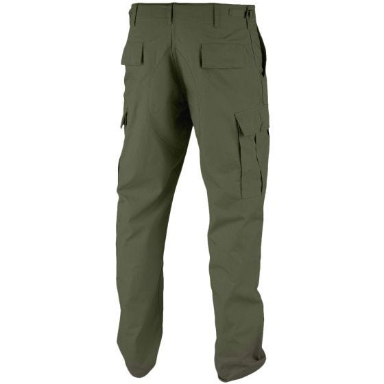Teesar pantaloni BDU in ripstop in verde oliva