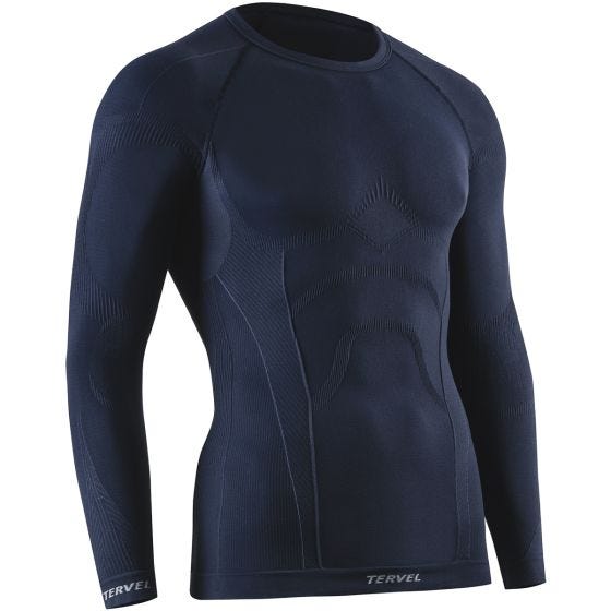Tervel maglia a maniche lunghe Comfortline in Navy