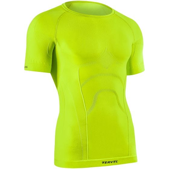 Tervel maglia a maniche corte Comfortline in Yellow Fluo