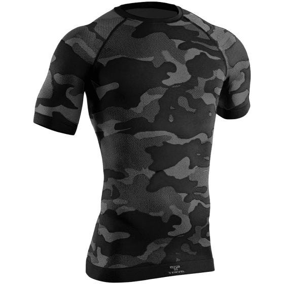 Tervel maglia tattica a maniche corte Optiline Light in nero / grigio
