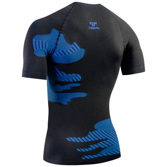 Tervel maglia maniche corte Optiline Light in nero / blu
