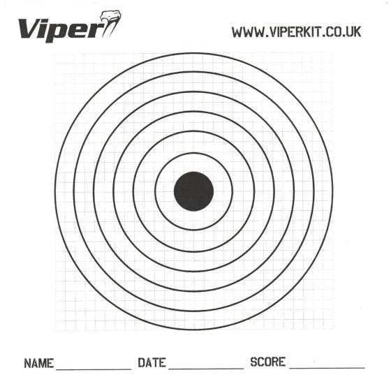 Viper bersagli in carta Pro 17 cm (confezione da 100)