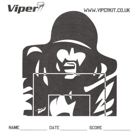 Viper bersagli in carta Pro 17 cm (confezione da 100)