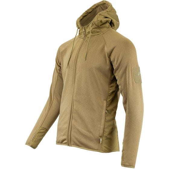 Viper felpa con cappuccio Storm in Coyote