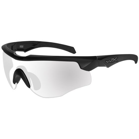 Wiley X occhiali WX Rogue COMM con lenti trasparenti e struttura nero opaco