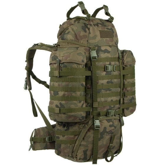 Wisport zaino Raccoon 65L in PL Woodland