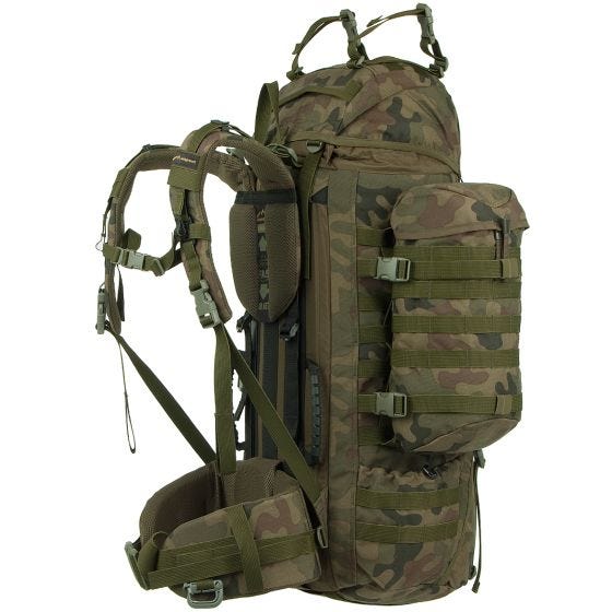 Wisport zaino Raccoon 65L in PL Woodland