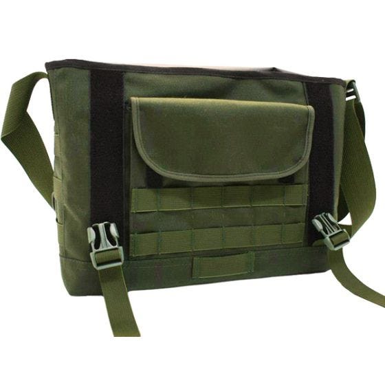 Wisport borsa a tracolla Pathfinder in Olive Green