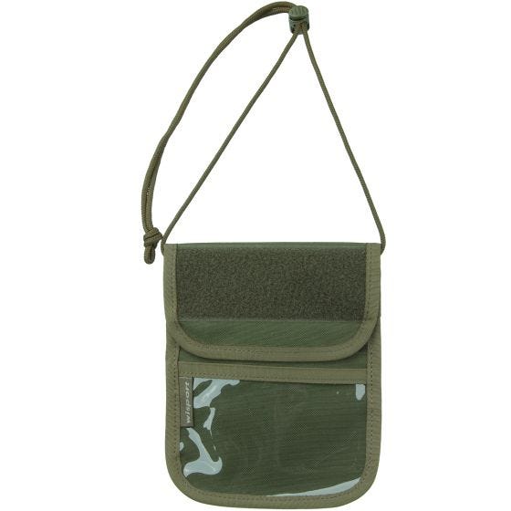 Wisport portadocumenti da collo in Olive Green