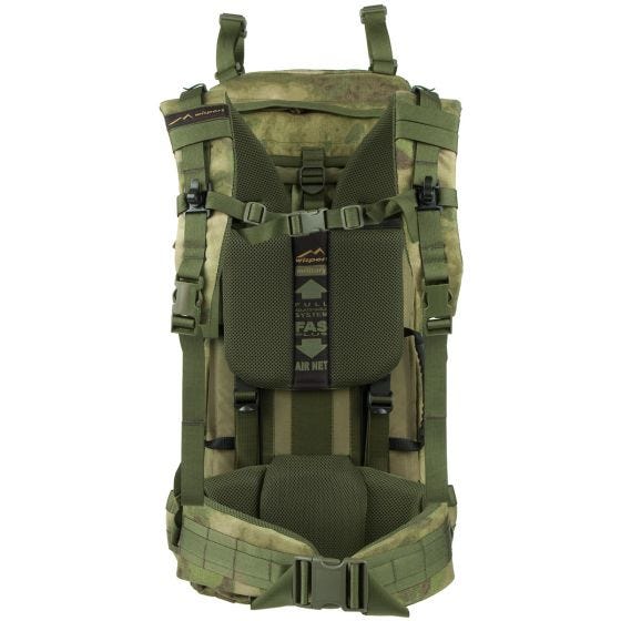Wisport zaino Raccoon 45L in A-TACS FG