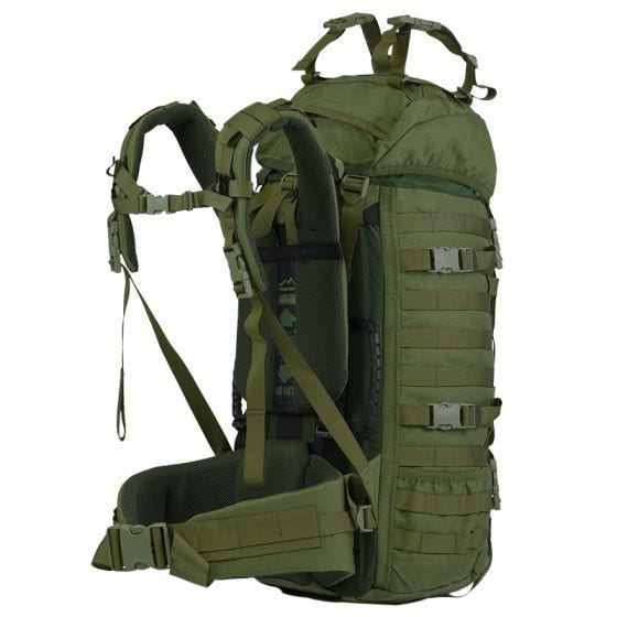 Wisport zaino Raccoon 45L in Olive Green