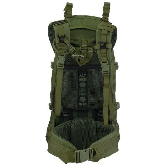 Wisport zaino Raccoon 45L in Olive Green