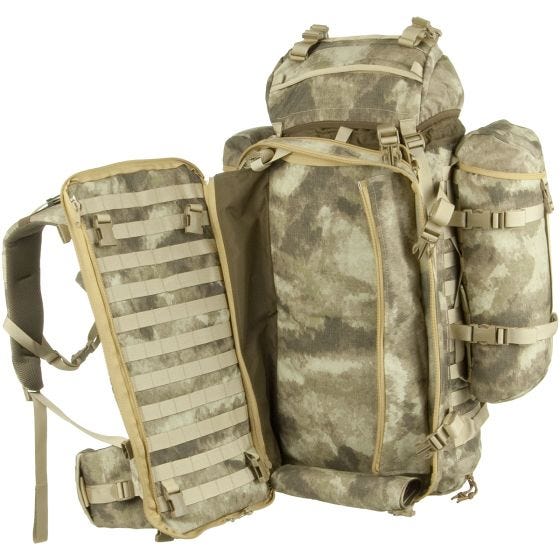 Wisport zaino ShotPack 65L in A-TACS AU
