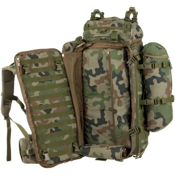 Wisport zaino ShotPack 65L in Woodland polacco